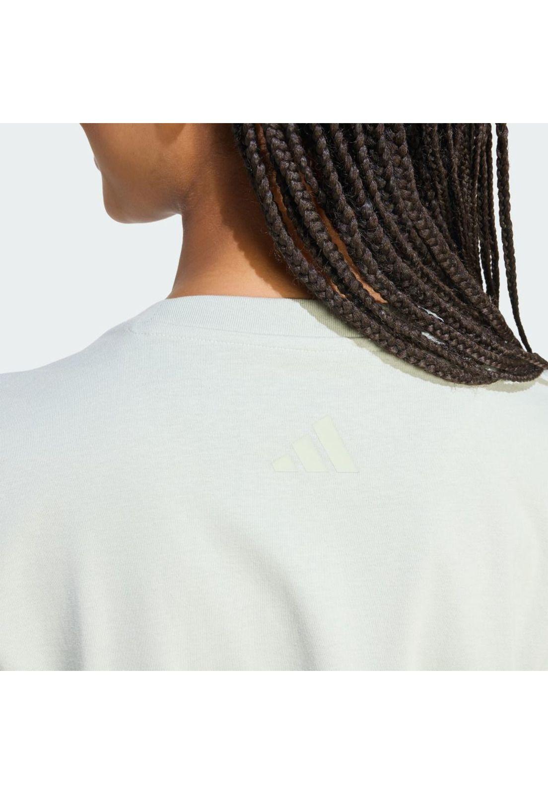 Polera adidas Mujer Estampado Floral Ajuste Holgado-5