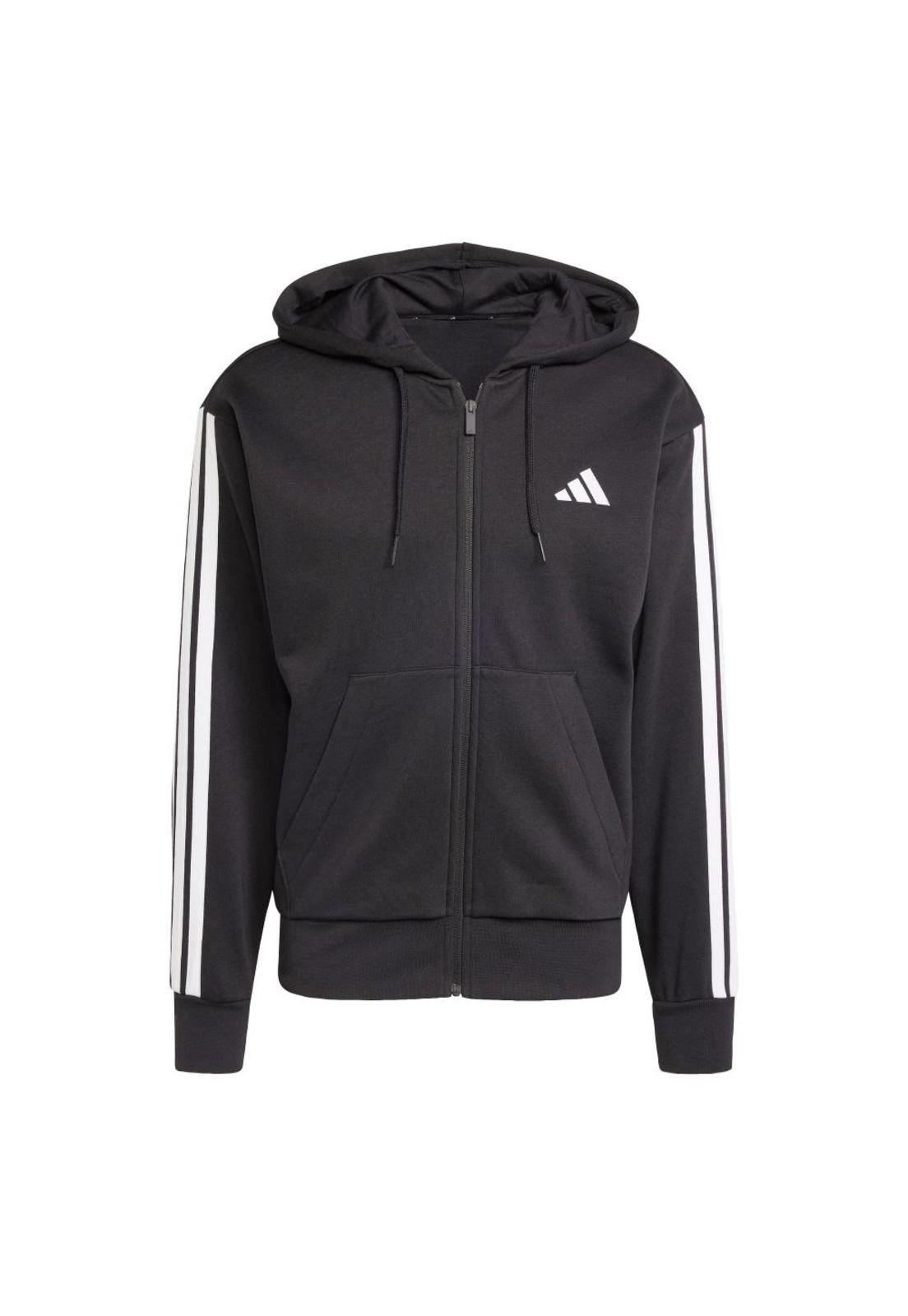 Polerón adidas Hombre con Capucha Essentials Fleece 3 Tiras-0