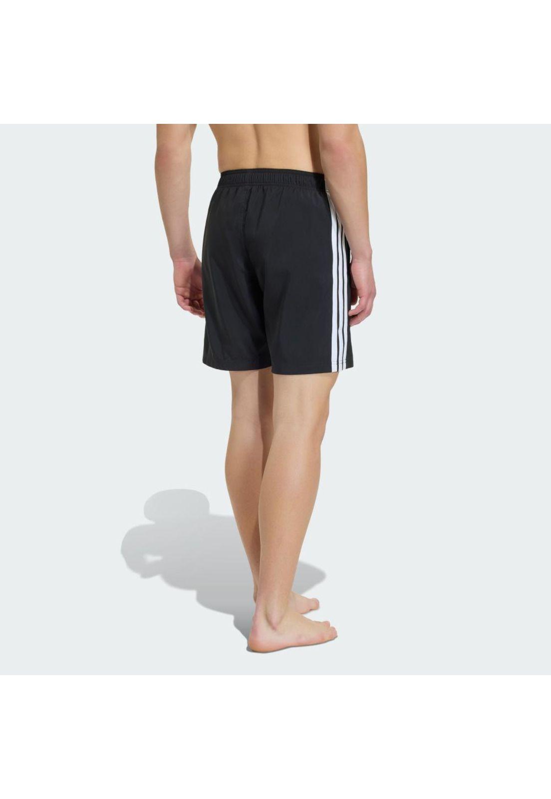Traje de baño adidas Hombre Shorts Natación 3 Tiras 8"-2