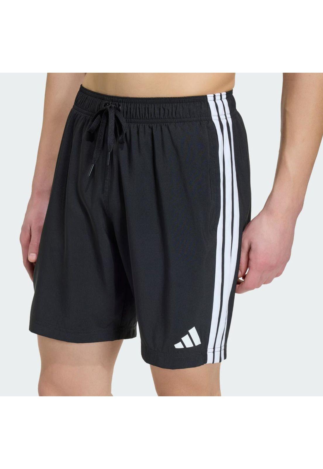 Traje de baño adidas Hombre Shorts Natación 3 Tiras 8"-4