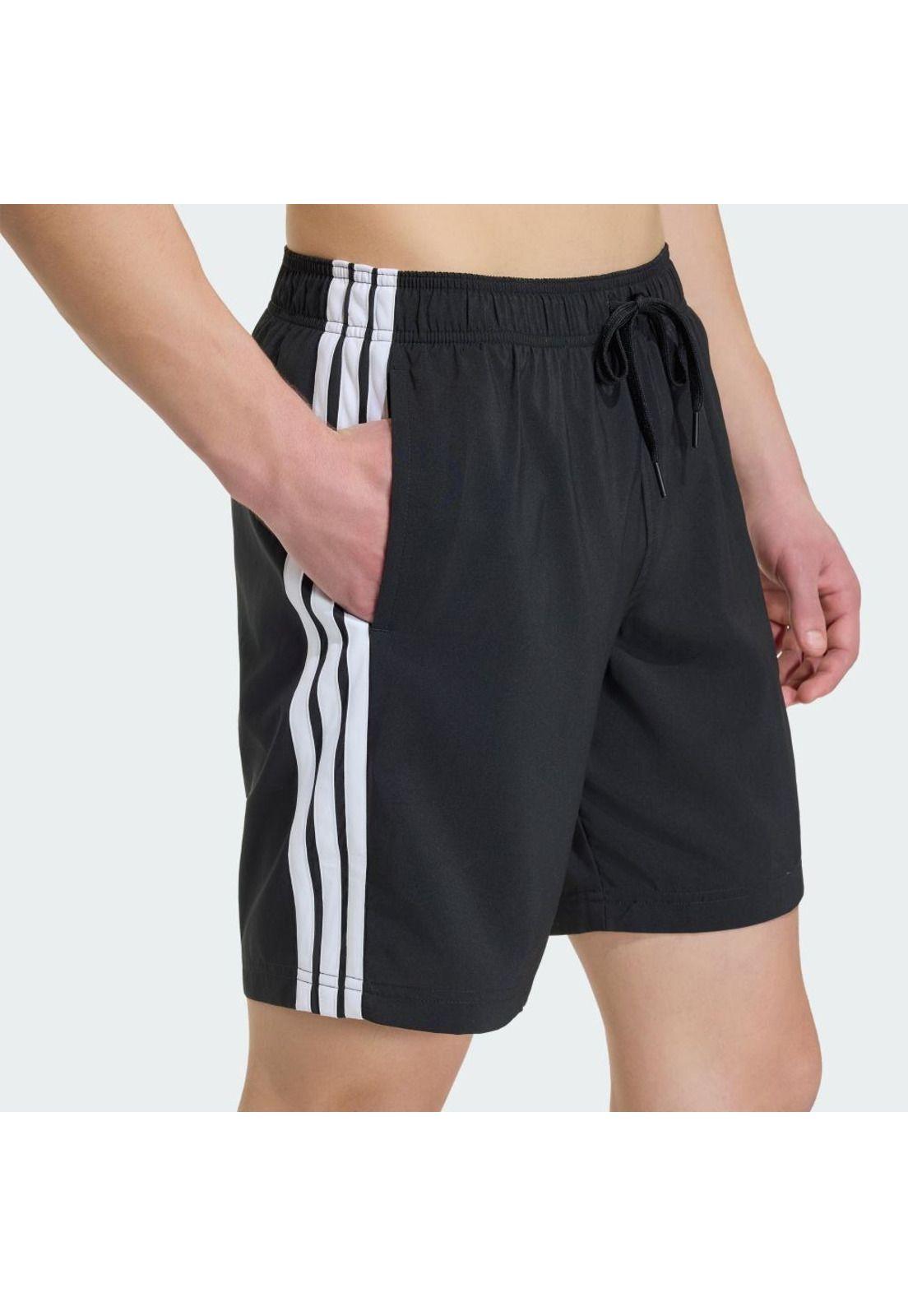 Traje de baño adidas Hombre Shorts Natación 3 Tiras 8"-5