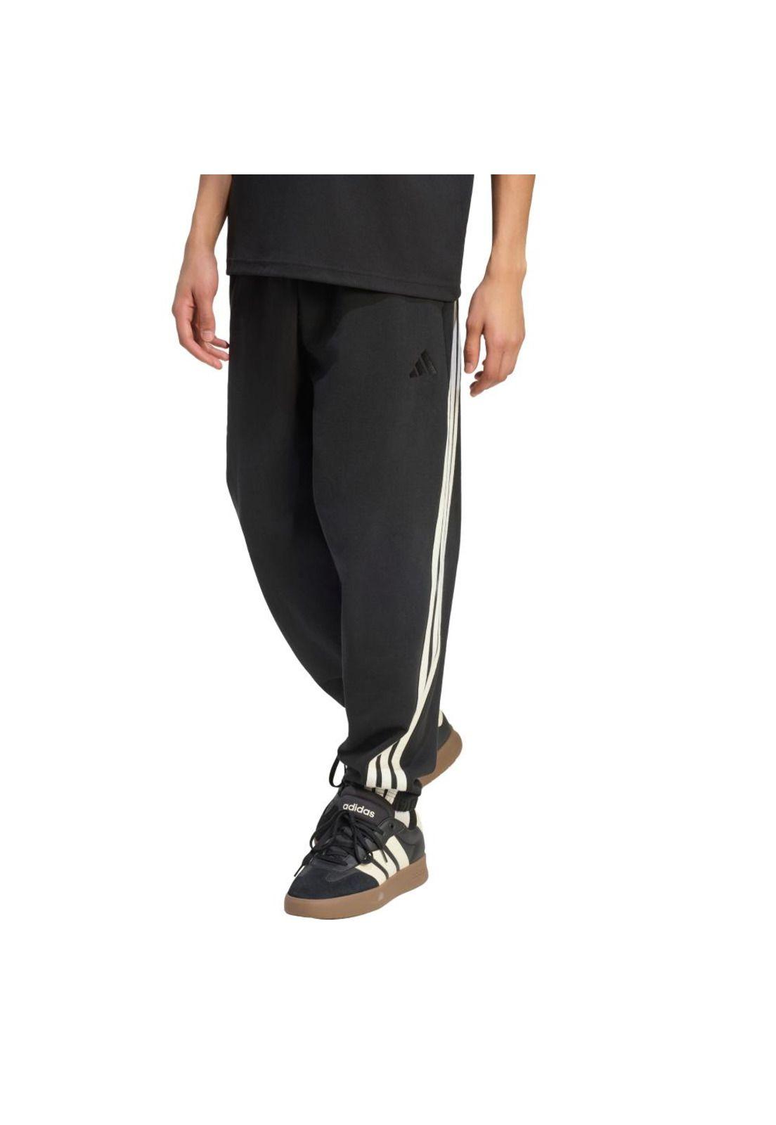 Pantalón adidas Hombre con Puño Clásico KIT 3 Tiras-0