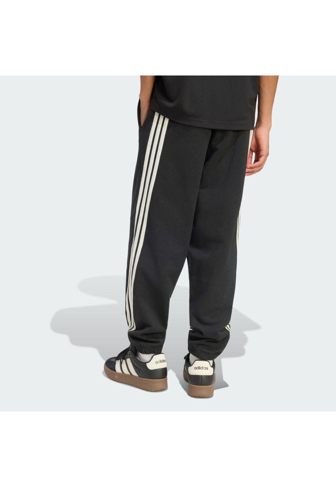 Pantalón adidas Hombre con Puño Clásico KIT 3 Tiras-2
