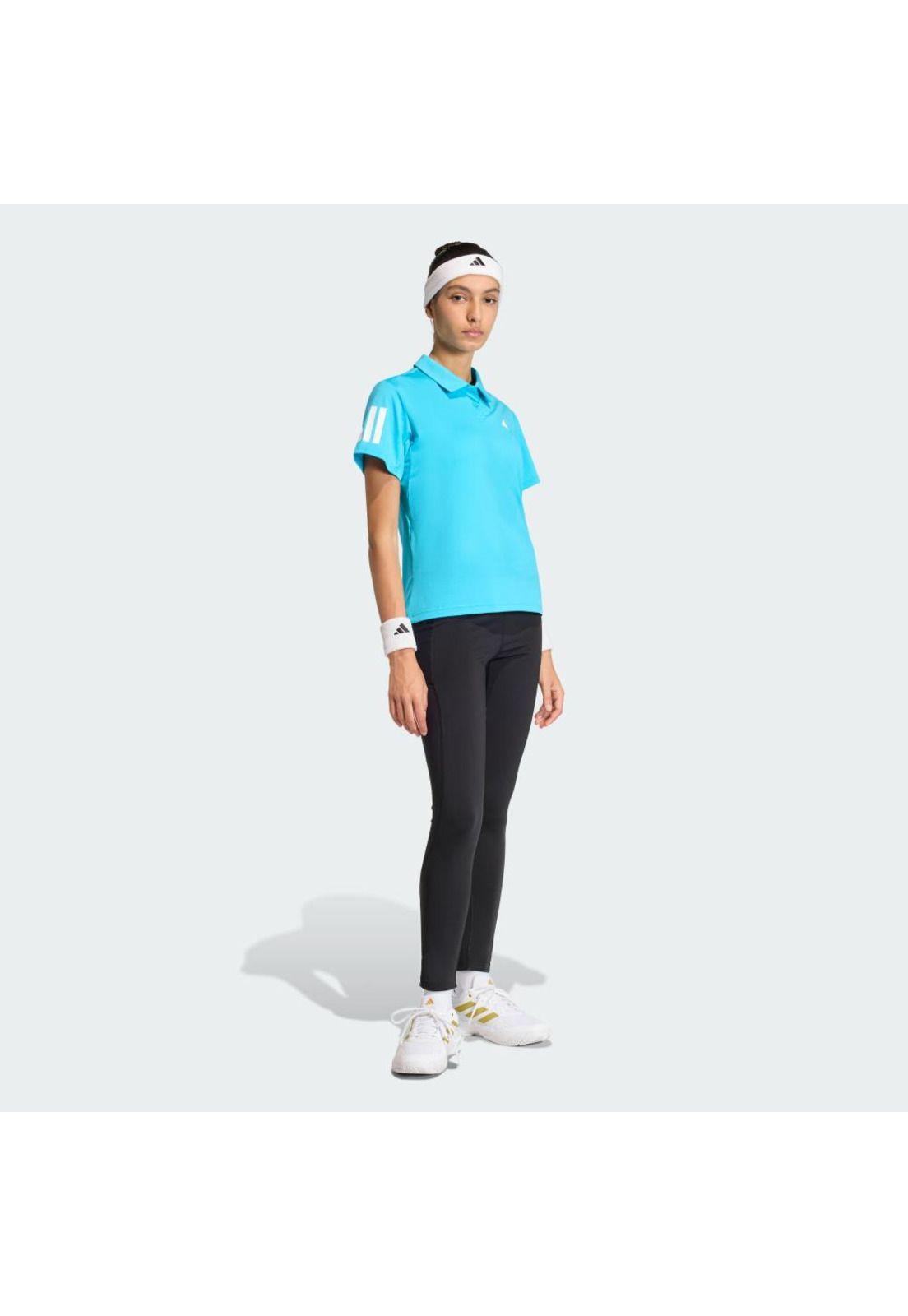 Polera adidas Mujer Polo Club de Tenis Climacol 3 Tiras-3