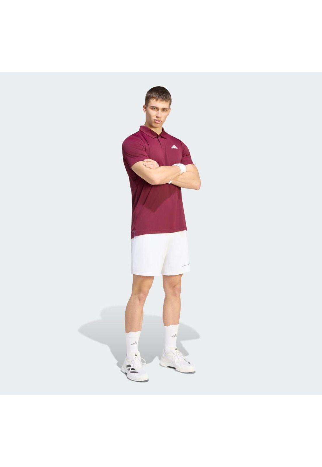 Polera adidas Hombre Con Cuello Club Tenis-3
