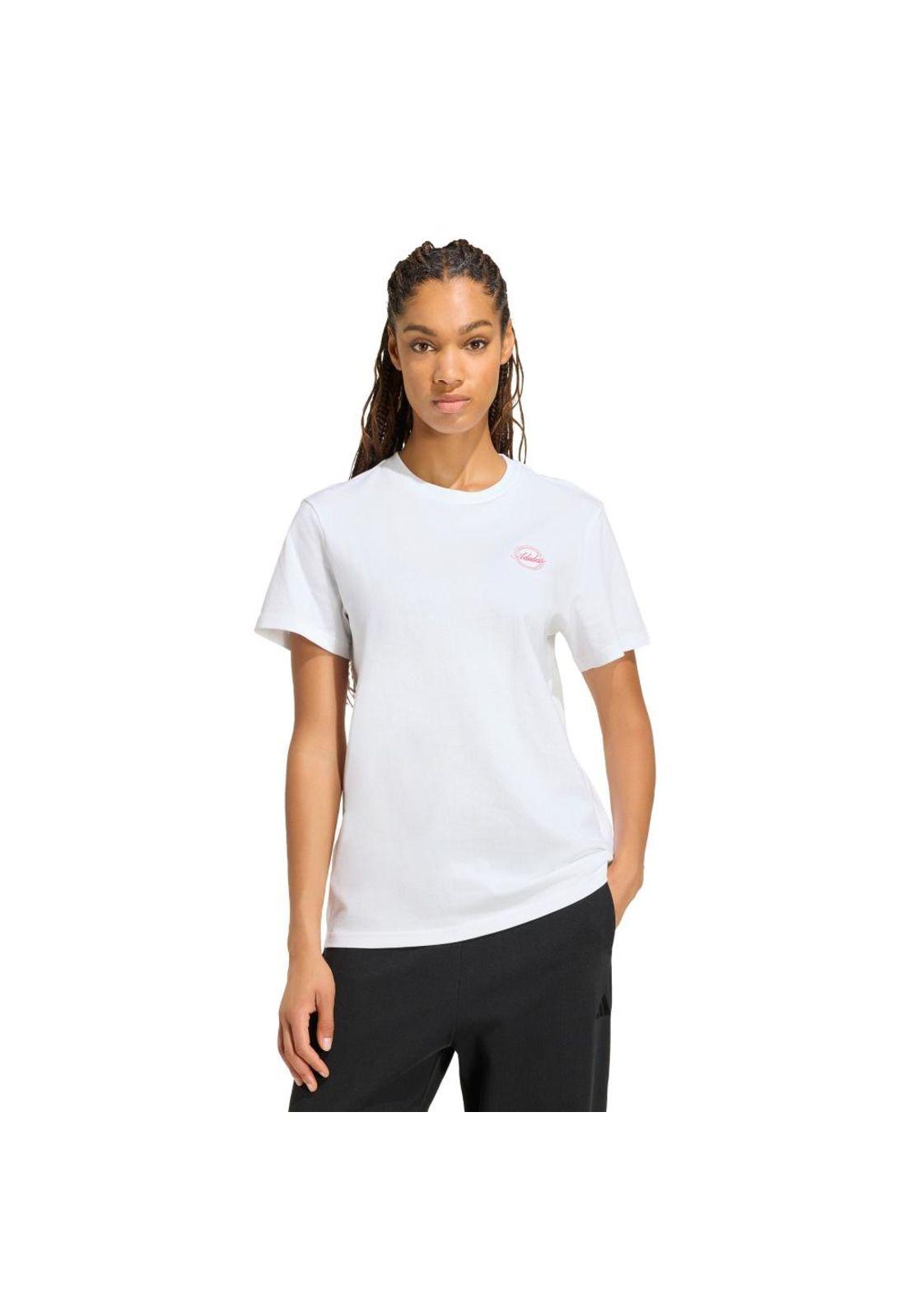 Polera adidas Mujer Holgada Estampada Travel-0