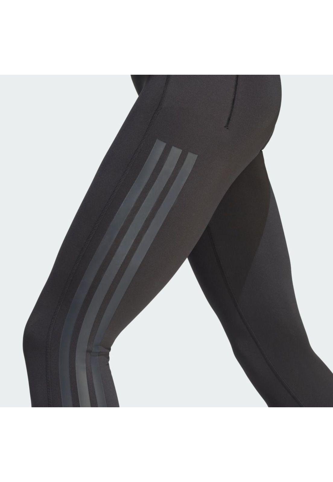 Calza adidas Mujer 7/8 Optime Workout 3 Tiras-5