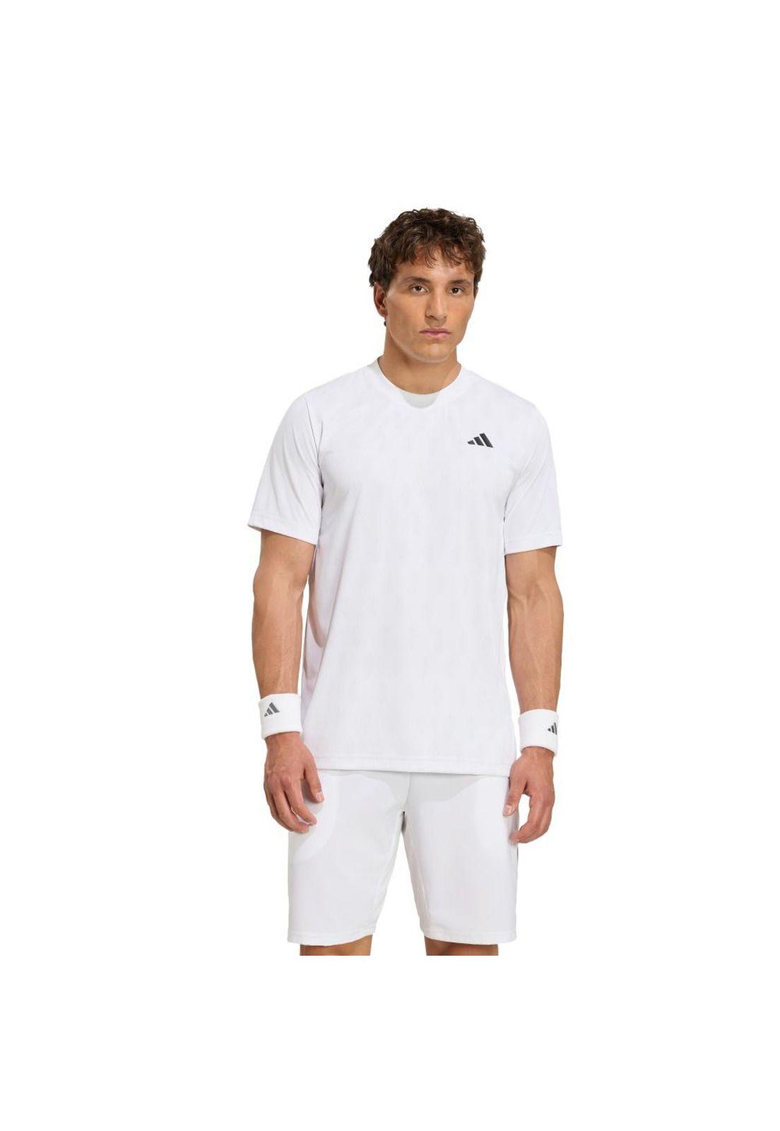 Polera adidas Hombre Graphic Club Tenis Climacool-0