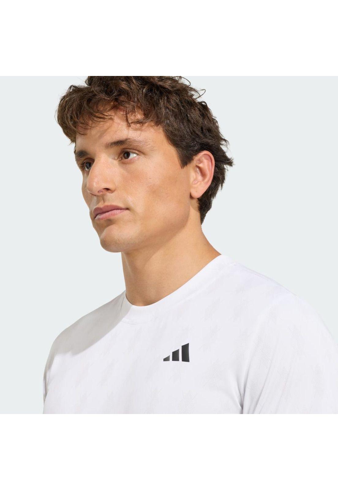 Polera adidas Hombre Graphic Club Tenis Climacool-4