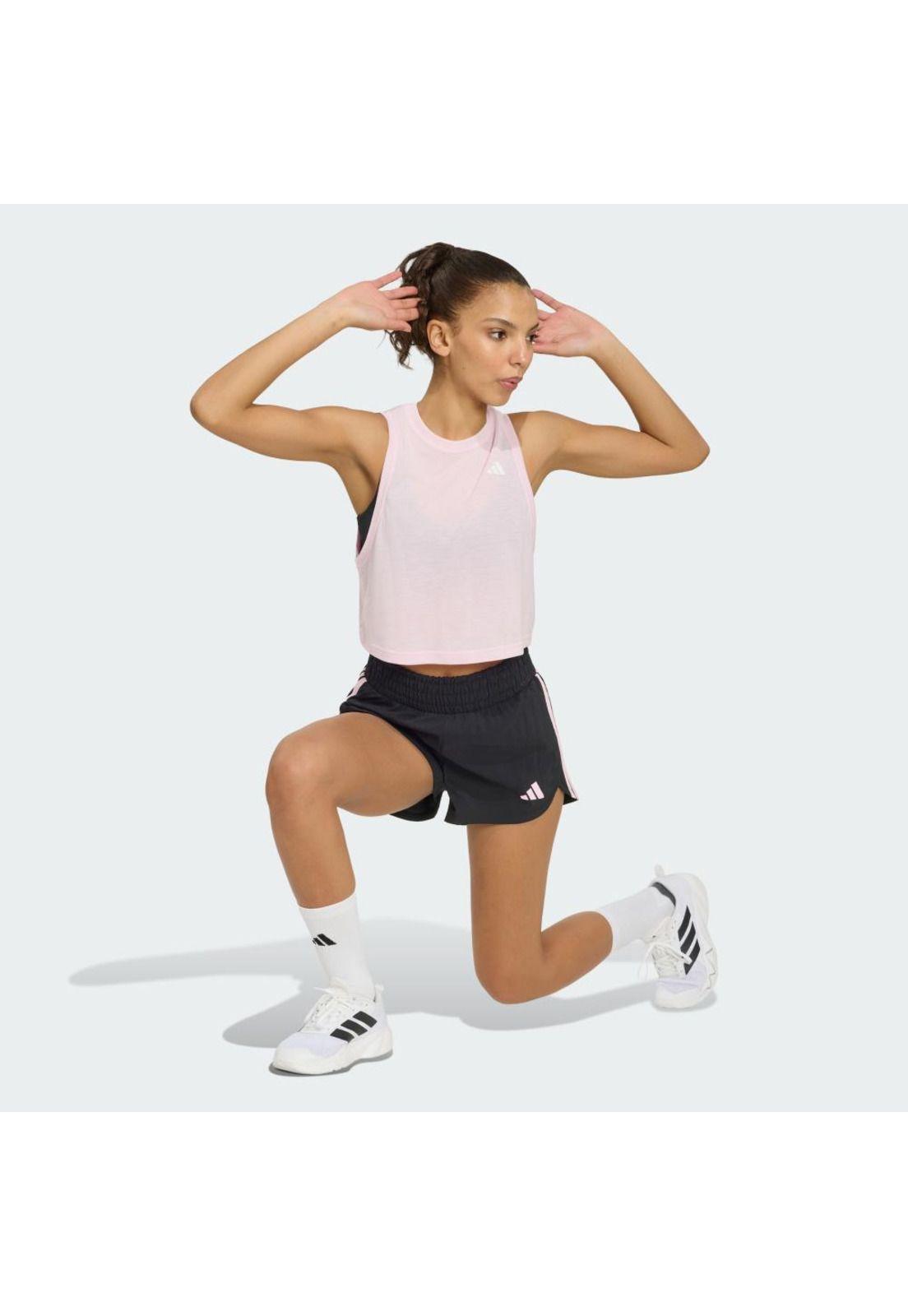 Polera adidas Mujer sin mangas para entrenar Essentials Boxy-3