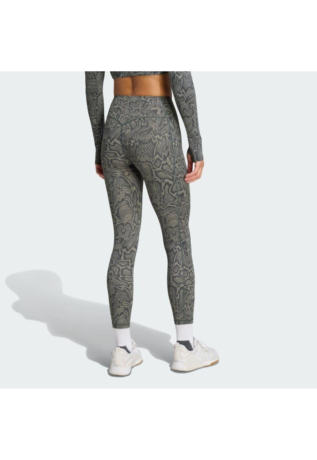 Calza adidas Mujer 7/8 Optime PrimeLift Snake Tiro Alto-2