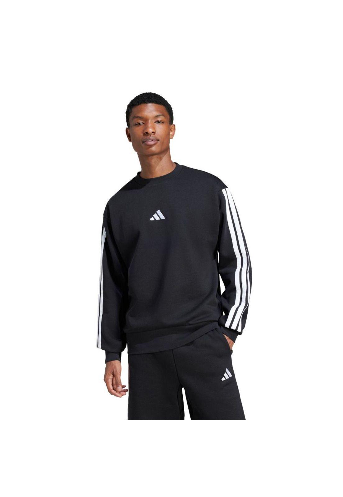 Polerón adidas Hombre Essentials Fleece 3 Tiras-0
