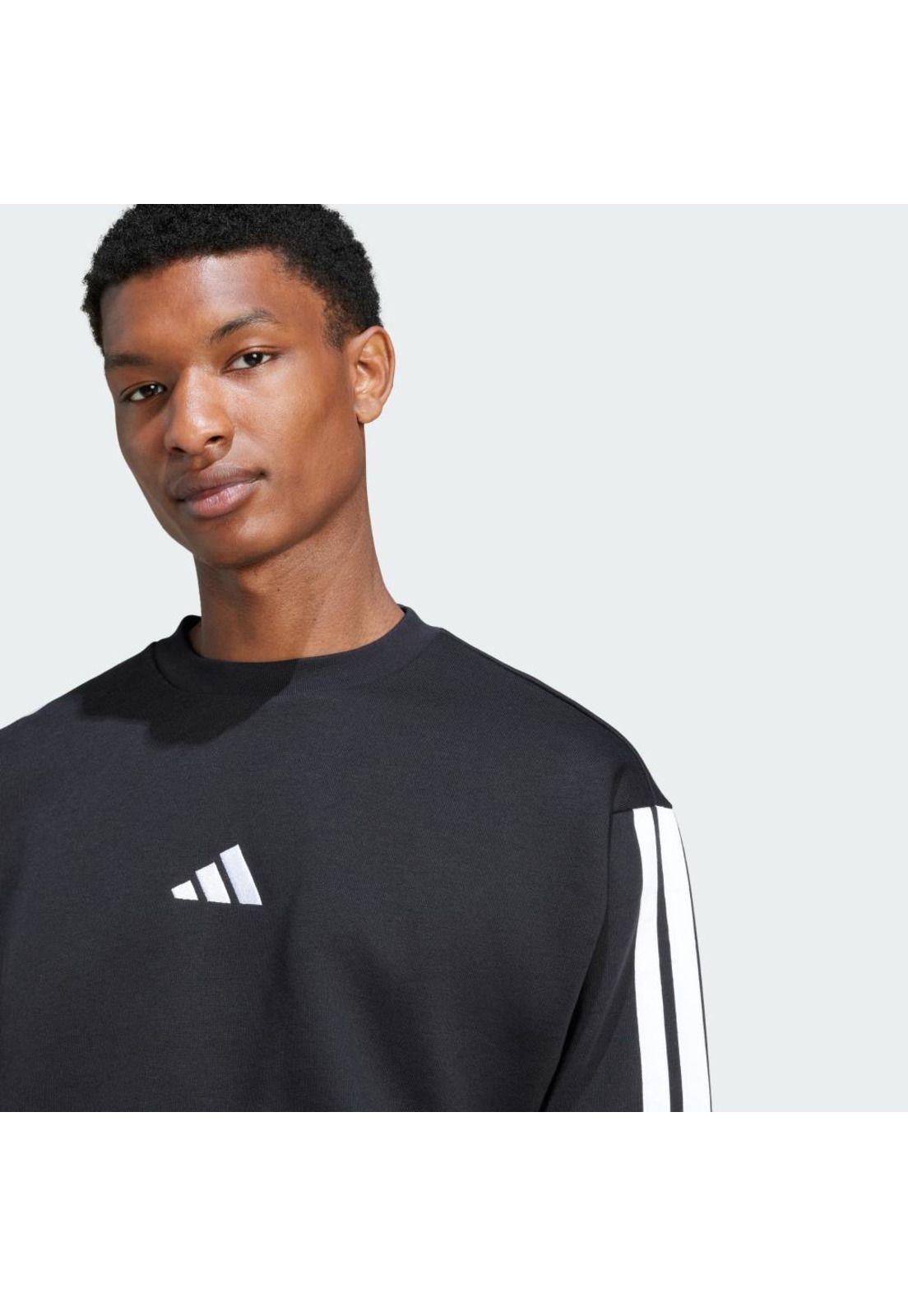 Polerón adidas Hombre Essentials Fleece 3 Tiras-4