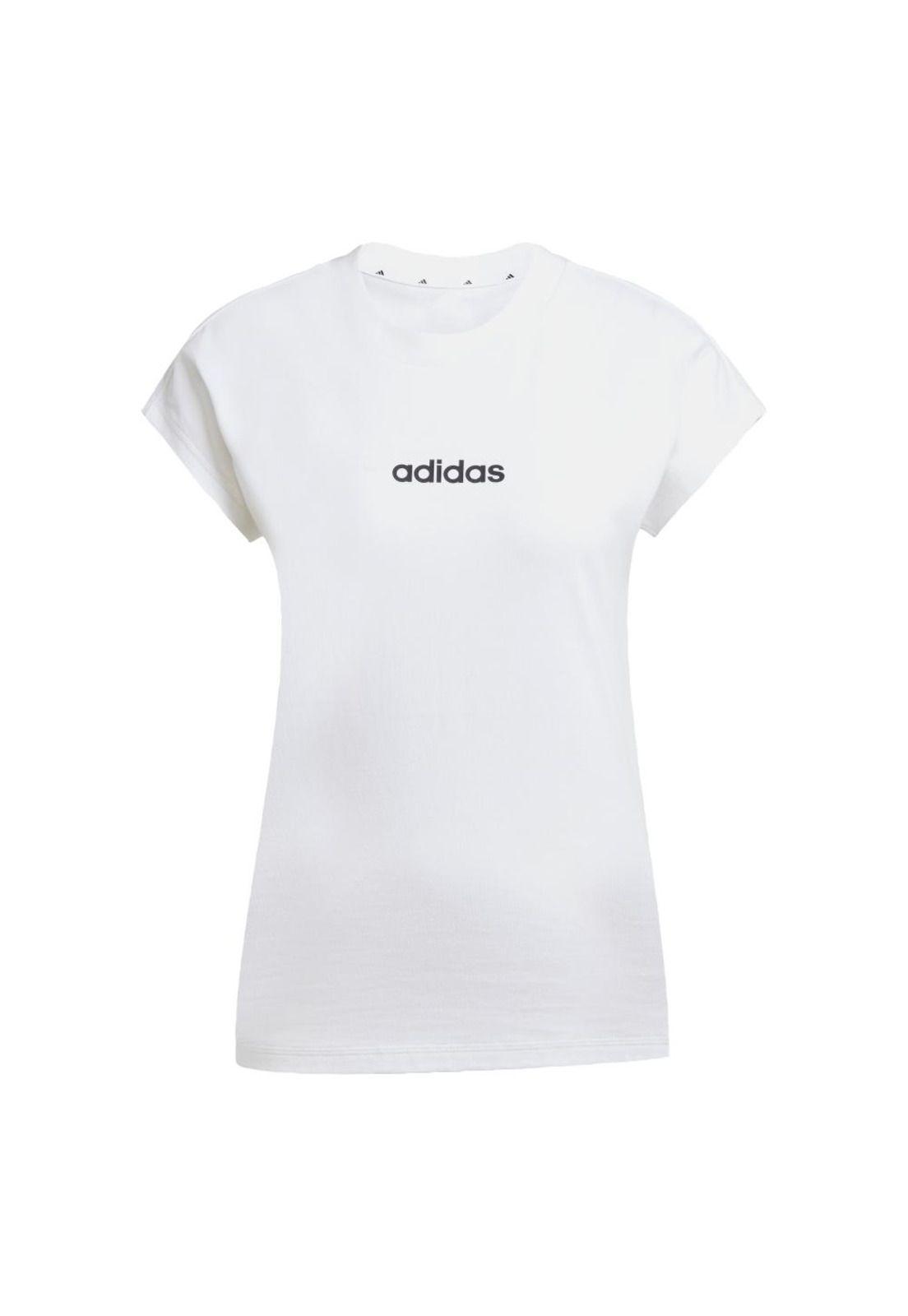 Polera adidas Mujer Sudadera Essentials Linear de Algodón-0