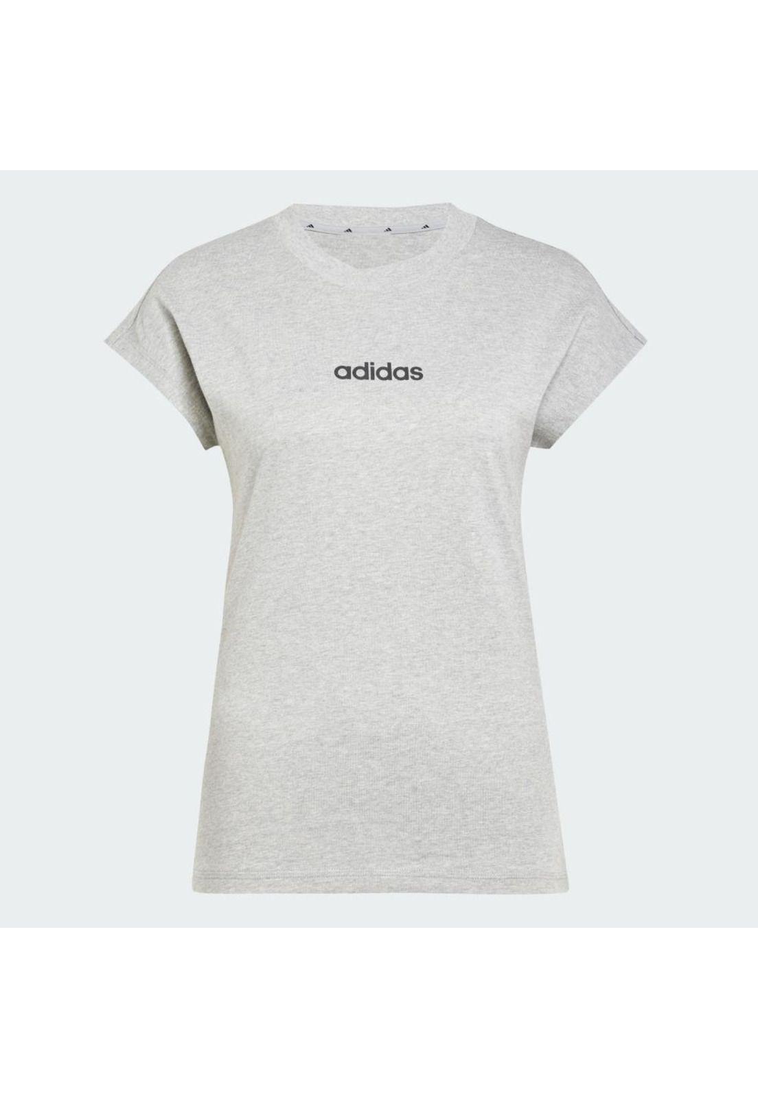 Polera adidas Mujer Sudadera Essentials Linear de Algodón-1