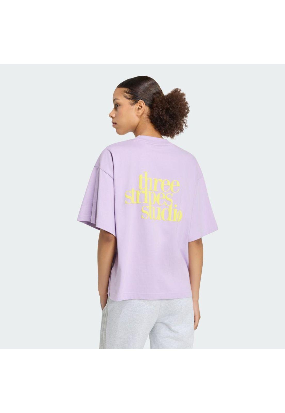 Polera adidas Mujer Boyfriend 3 Tiras Studio-2