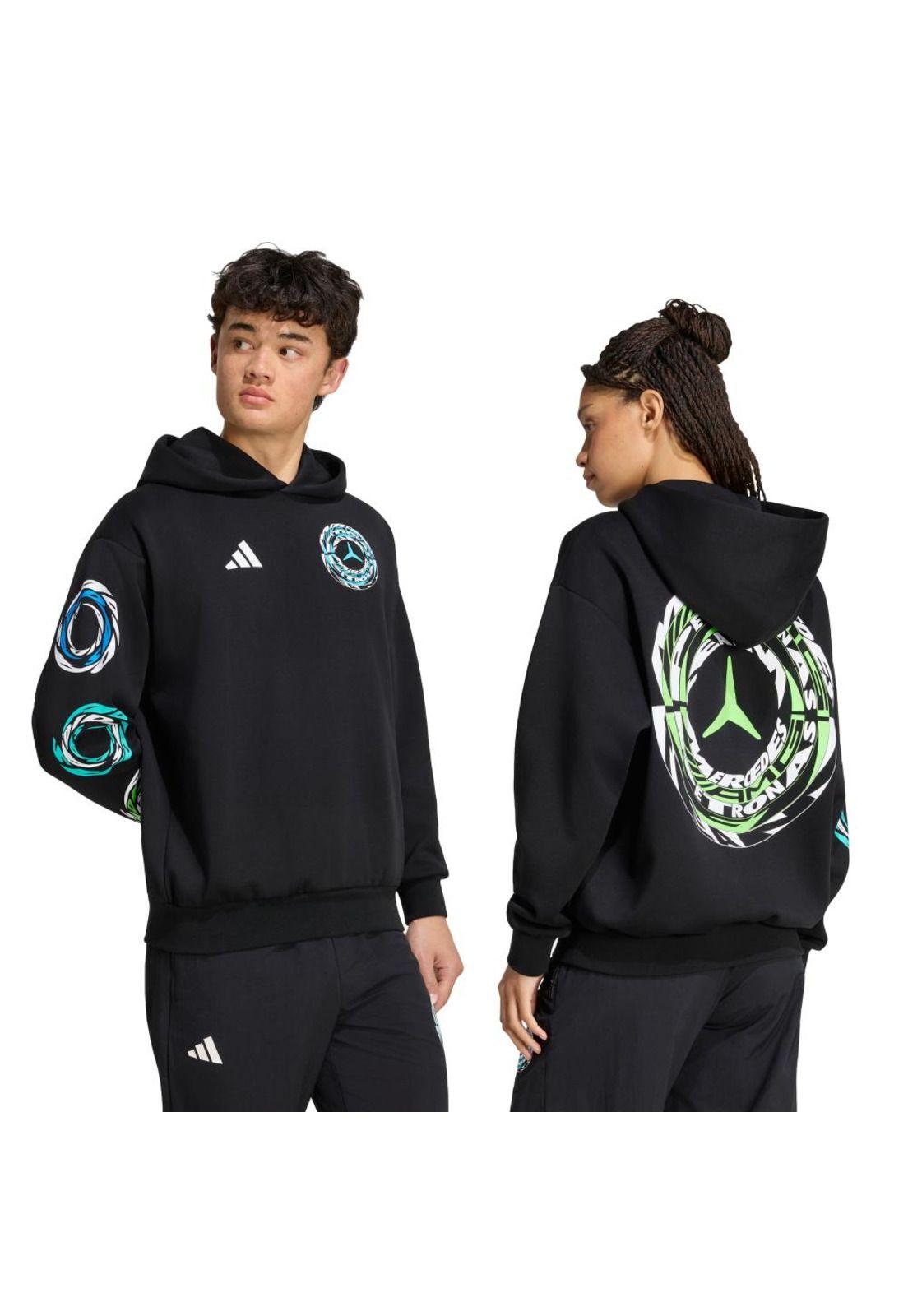 Polerón adidas CON CAPUCHA LIGHTS ON MERCEDES AMG PETRONAS-0
