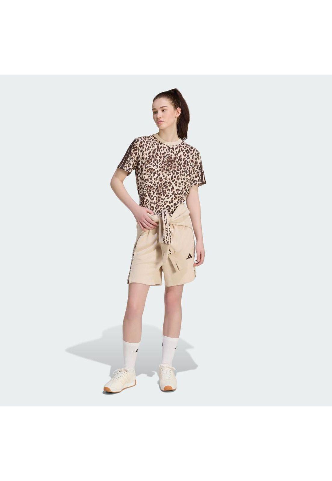 Polera adidas Mujer Seasonal Essentials Animal Print-3