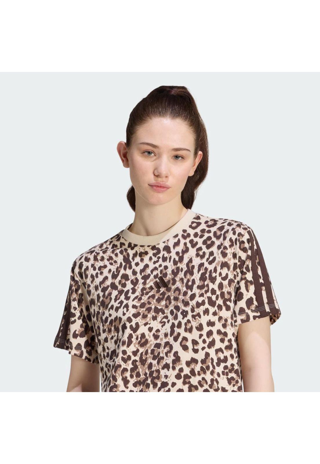 Polera adidas Mujer Seasonal Essentials Animal Print-4