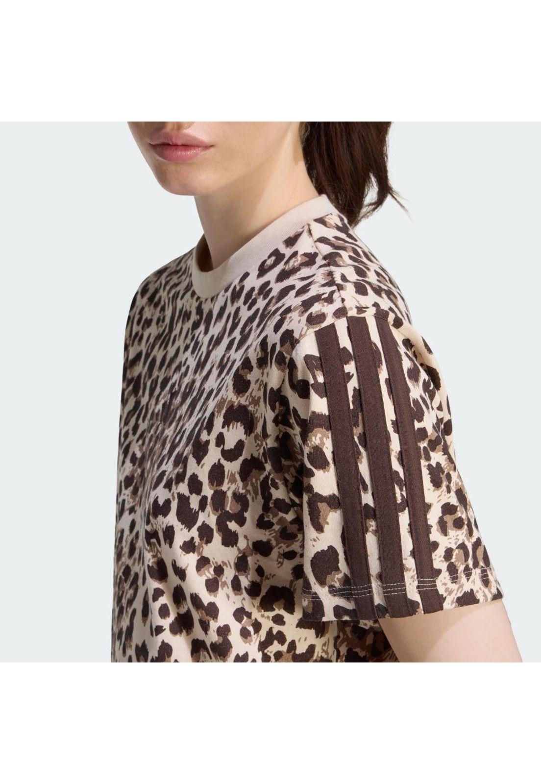 Polera adidas Mujer Seasonal Essentials Animal Print-5