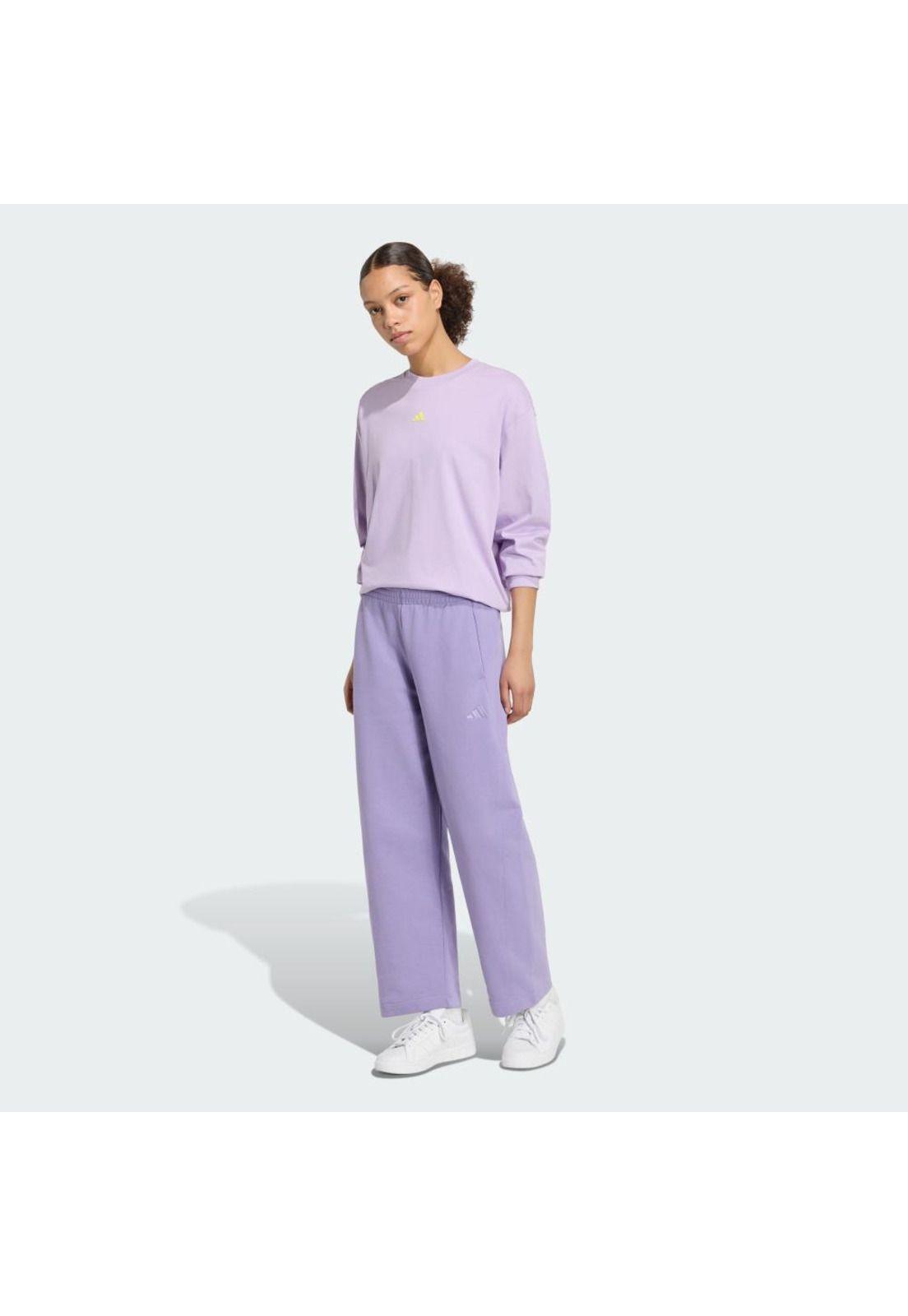 Polera adidas STUDIO 3 TIRAS ESTILO BOYFRIEND MANGA LARGA-3