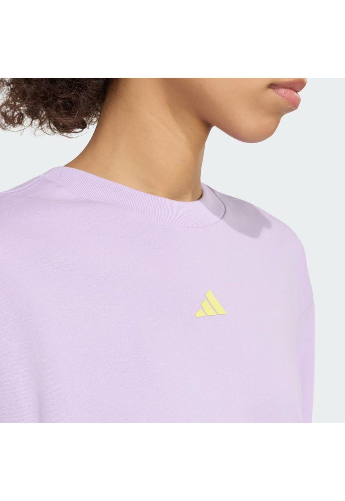 Polera adidas STUDIO 3 TIRAS ESTILO BOYFRIEND MANGA LARGA-4