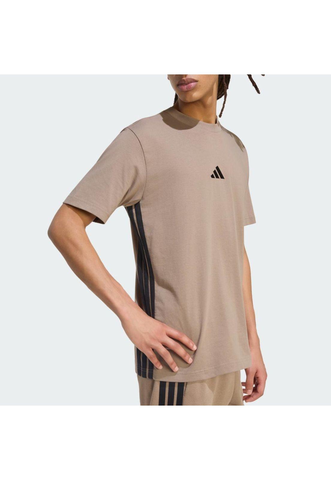 Polera adidas Hombre Essentials 3 Tiras Tejido Jersey-5