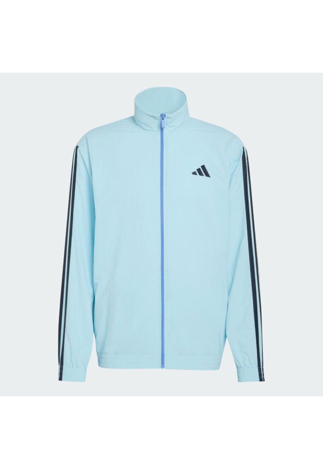 Polerón adidas Chaqueta Deportiva Essentials 3 Tiras Tejido-1