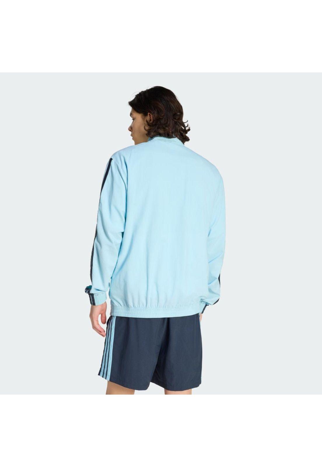 Polerón adidas Chaqueta Deportiva Essentials 3 Tiras Tejido-2