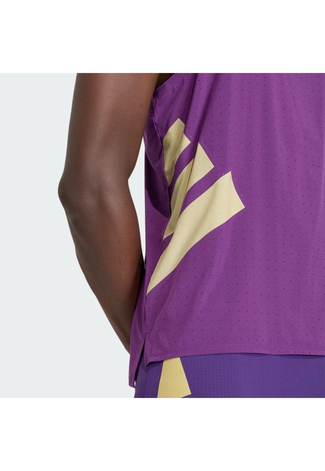 Polera adidas Hombre sin Mangas Adizero Road to Records-5