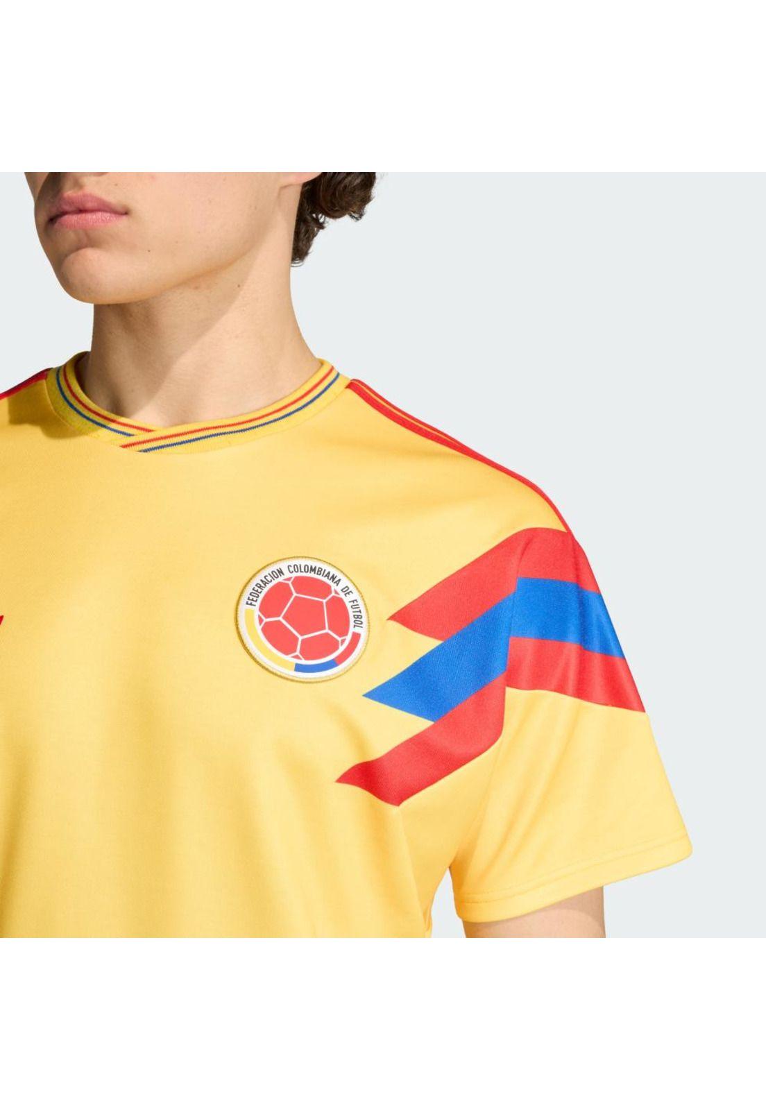 Camiseta de equipo adidas Visitante Selección Colombia 1990-4