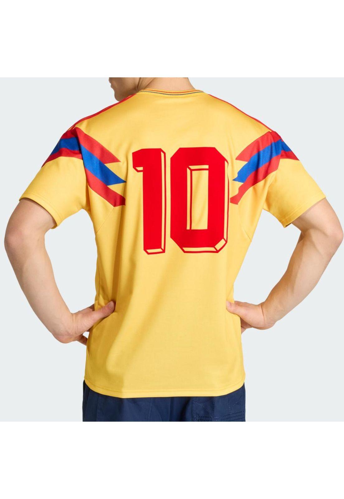 Camiseta de equipo adidas Visitante Selección Colombia 1990-5