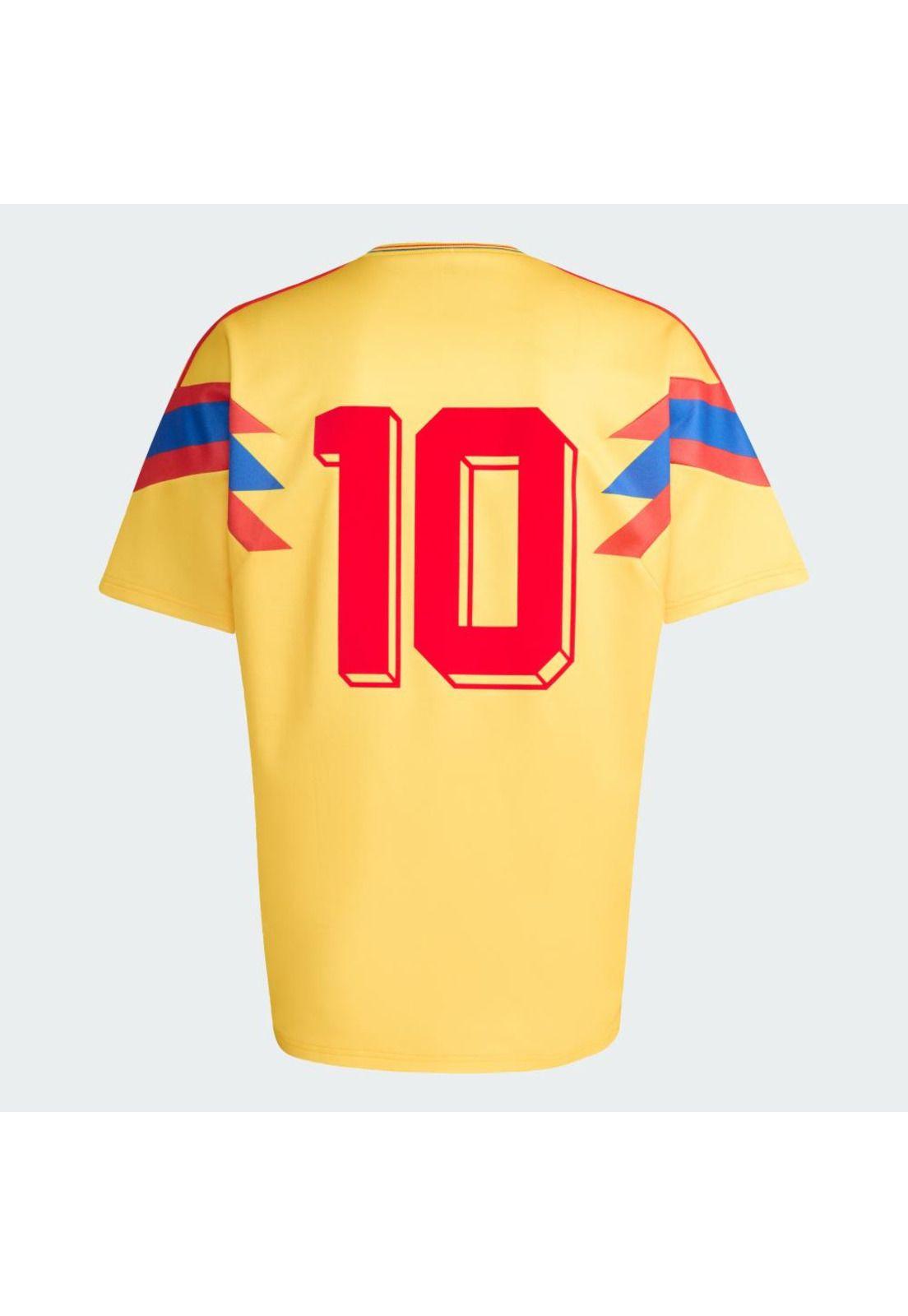 Camiseta de equipo adidas Visitante Selección Colombia 1990-6