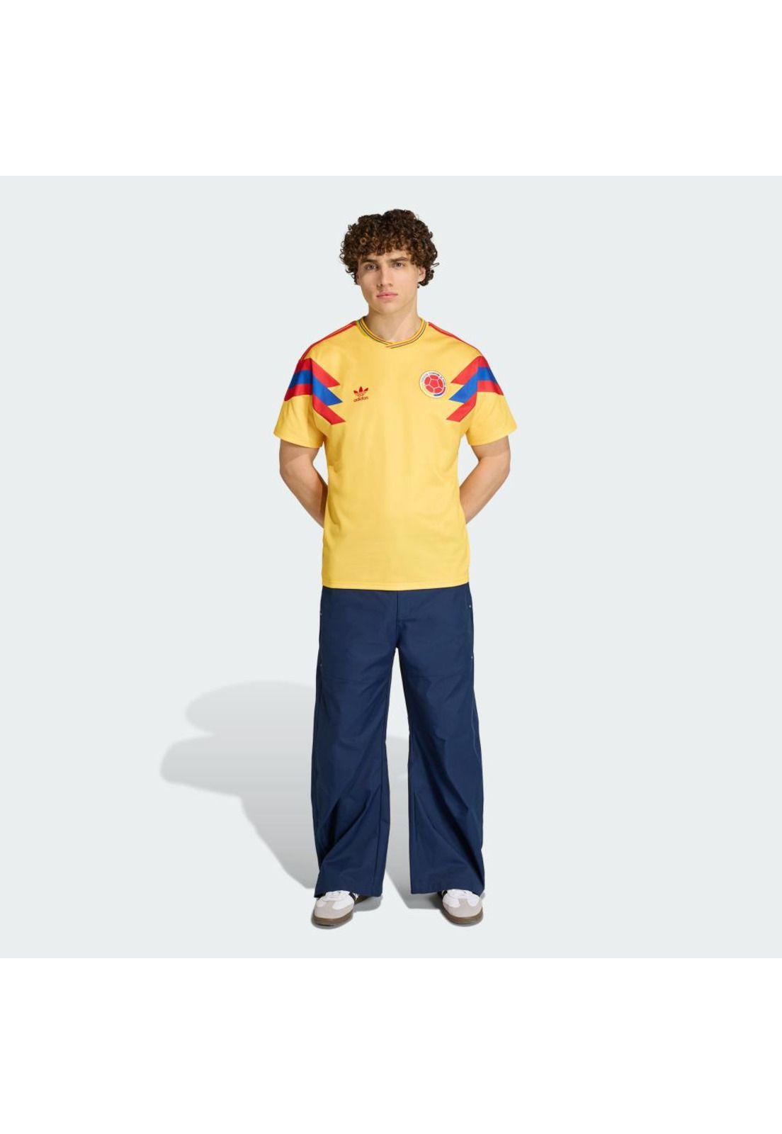 Camiseta de equipo adidas Visitante Selección Colombia 1990-7