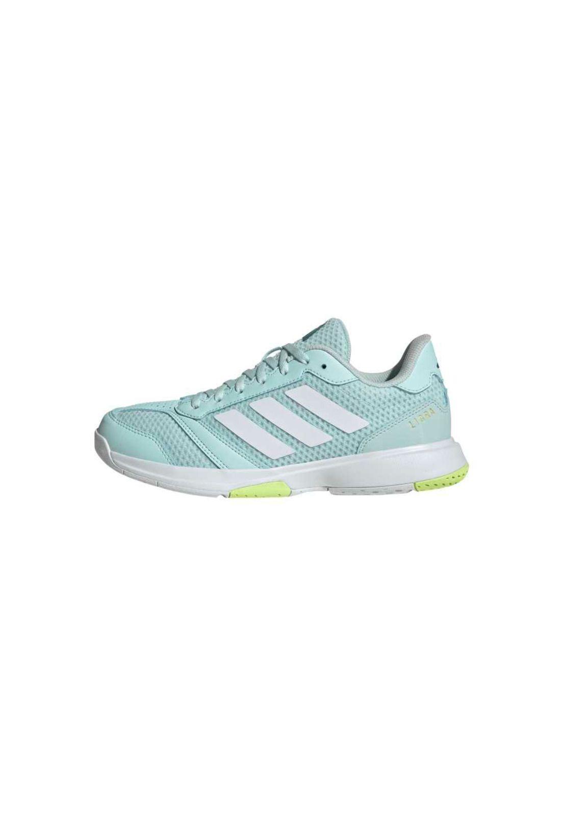 Zapatillas adidas Mujer Ligra 8 Indoor Turquesa-1