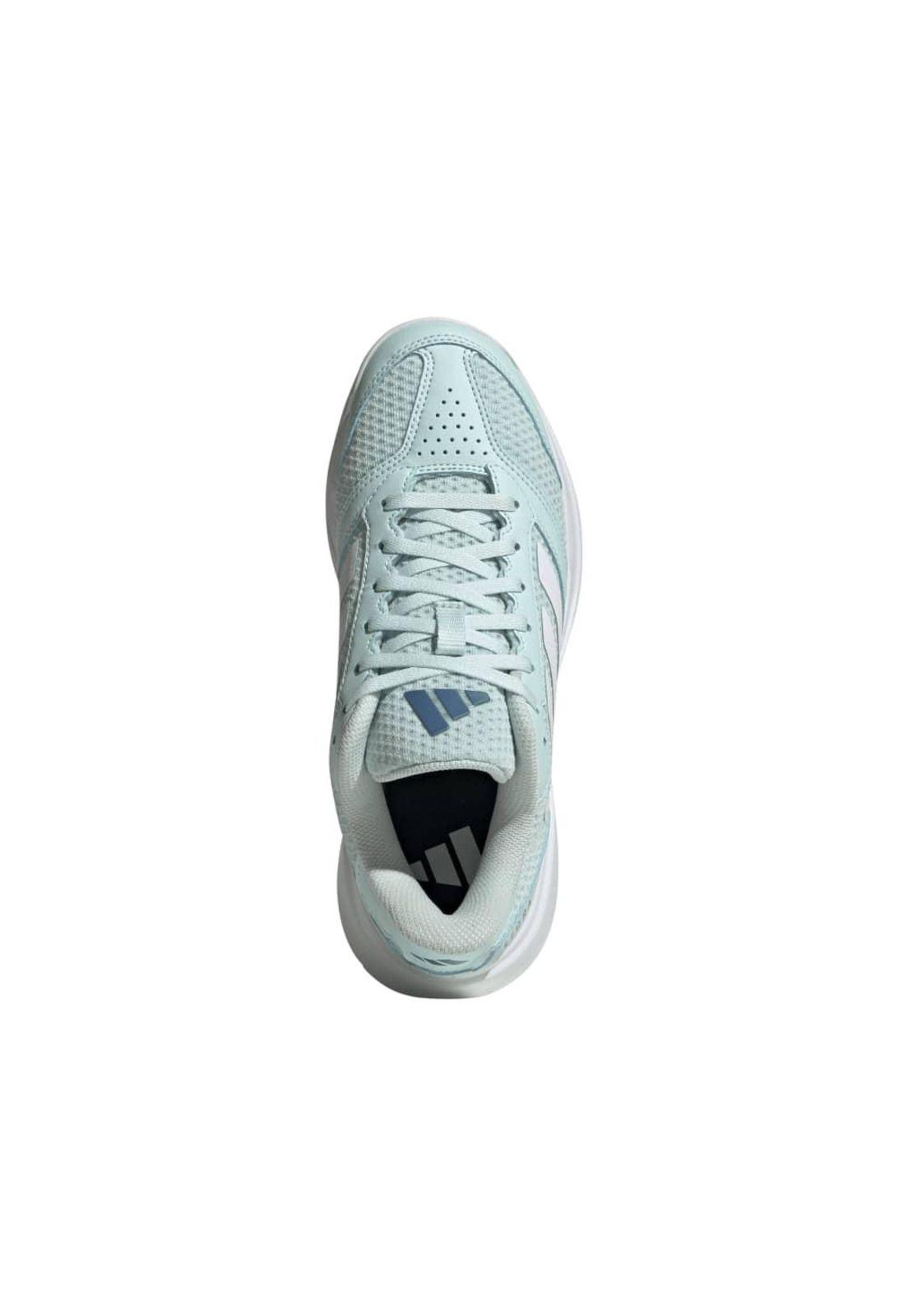 Zapatillas adidas Mujer Ligra 8 Indoor Turquesa-2