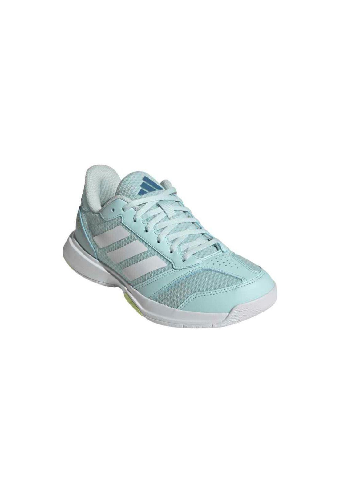 Zapatillas adidas Mujer Ligra 8 Indoor Turquesa-4