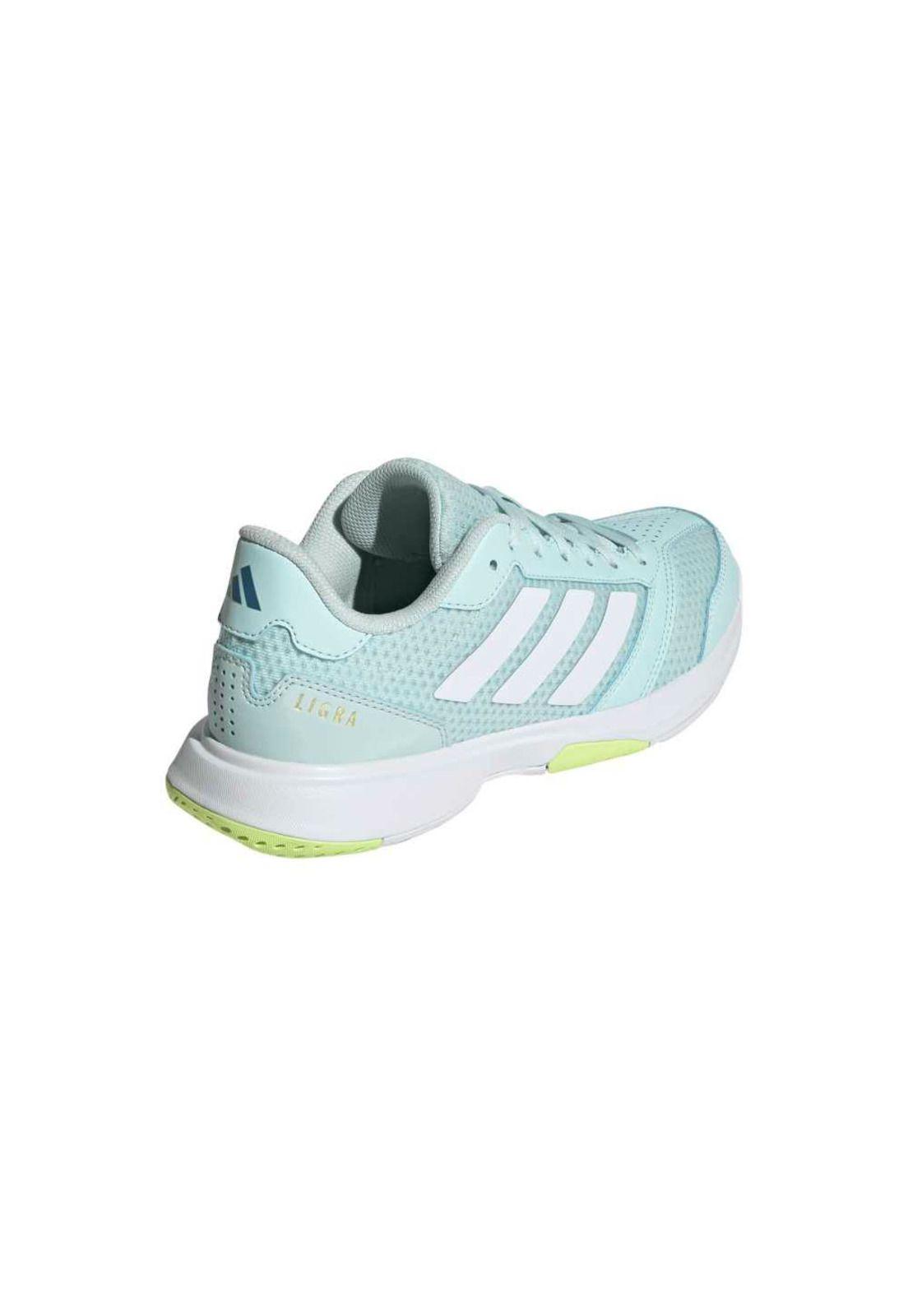 Zapatillas adidas Mujer Ligra 8 Indoor Turquesa-5