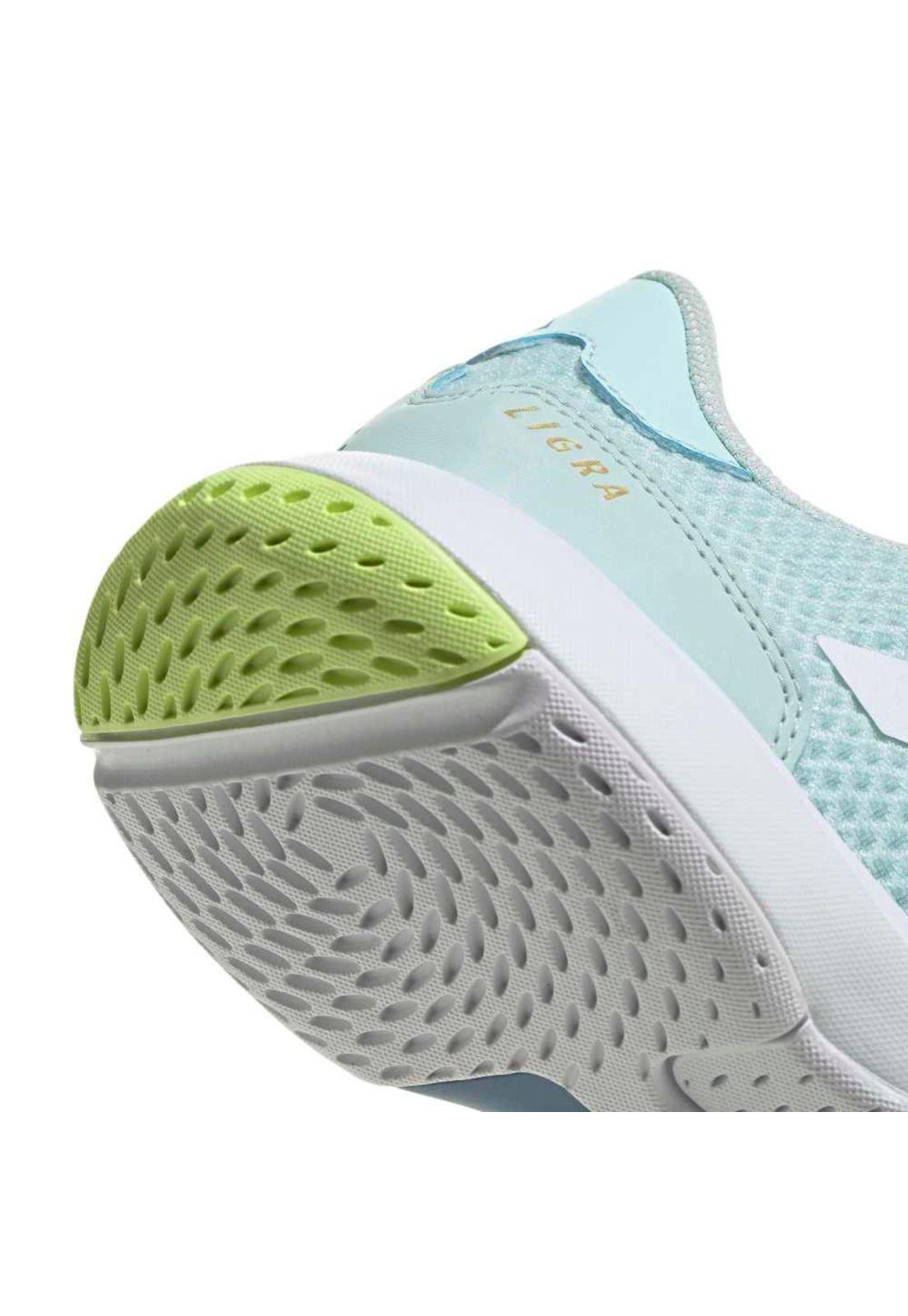 Zapatillas adidas Mujer Ligra 8 Indoor Turquesa-6