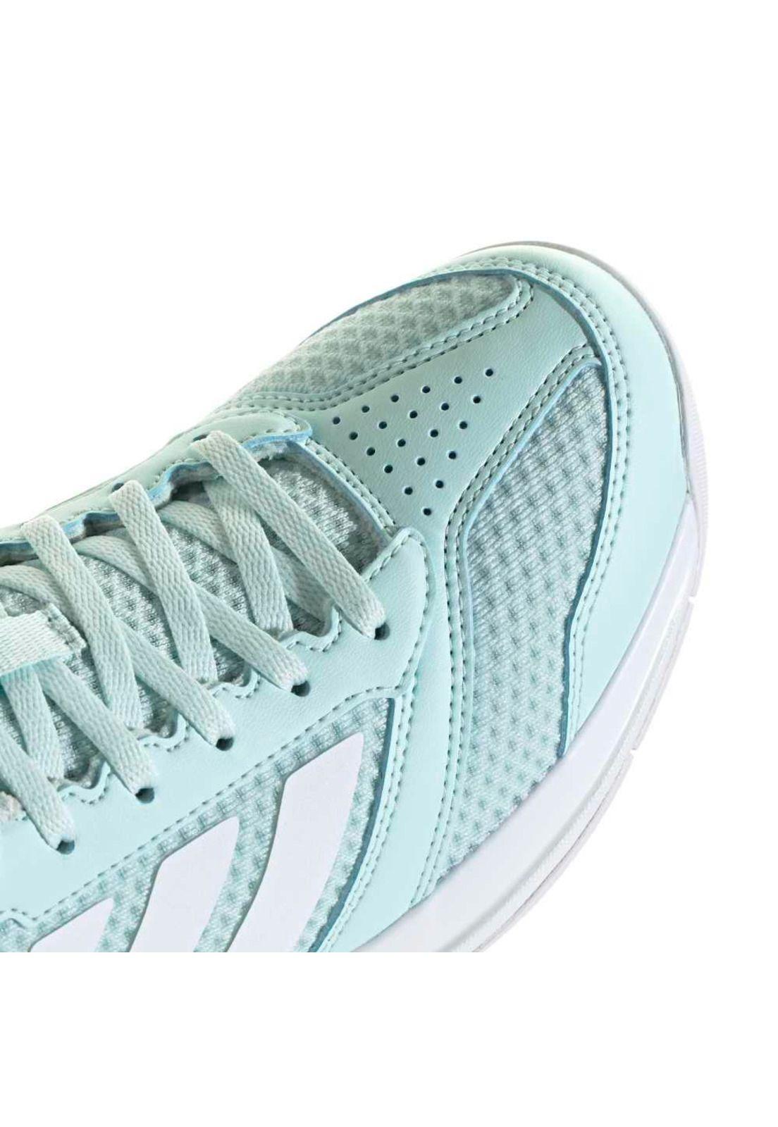 Zapatillas adidas Mujer Ligra 8 Indoor Turquesa-7