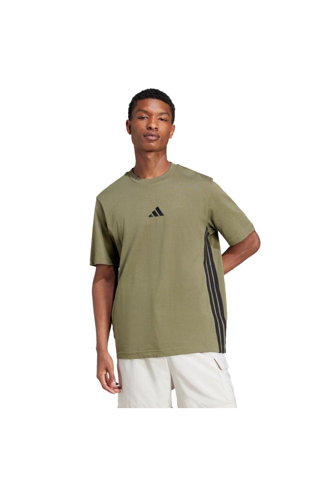 Polera adidas Hombre Essentials 3 Tiras Tejido Jersey-0