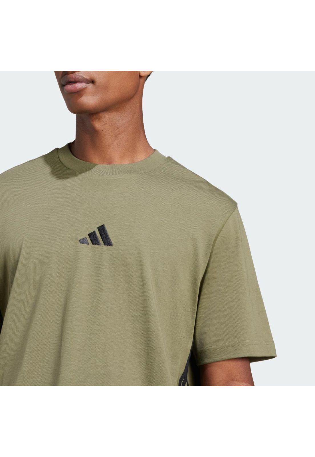 Polera adidas Hombre Essentials 3 Tiras Tejido Jersey-5