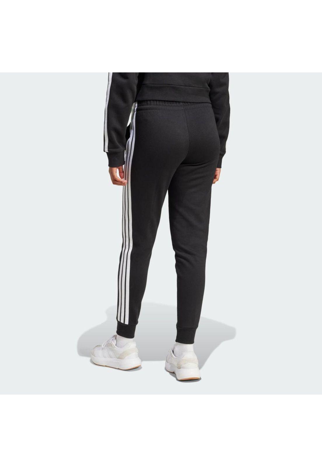 Pantalón adidas Essentials 3 Tiras de Tela Fleece Ceñido-2