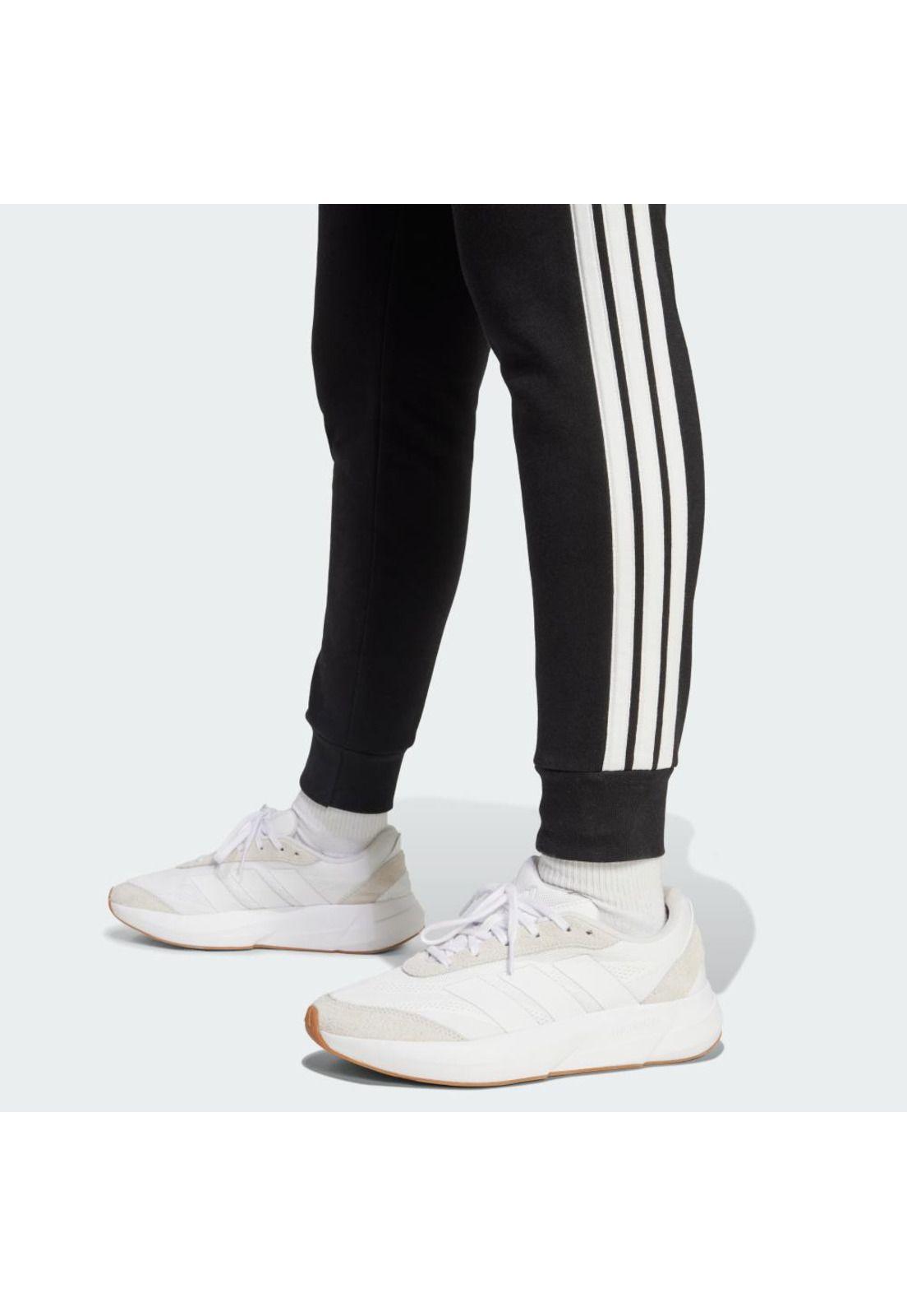 Pantalón adidas Essentials 3 Tiras de Tela Fleece Ceñido-5