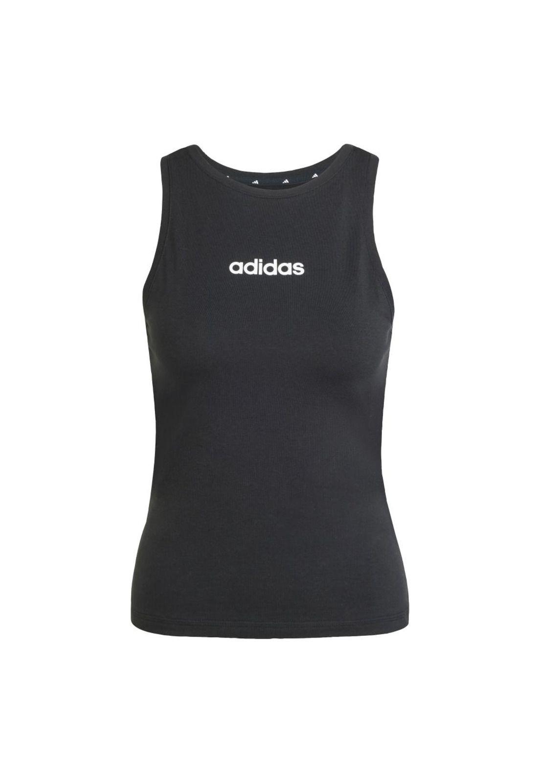 Polera adidas Mujer sin mangas Essentials Linear Slim Cotton-0