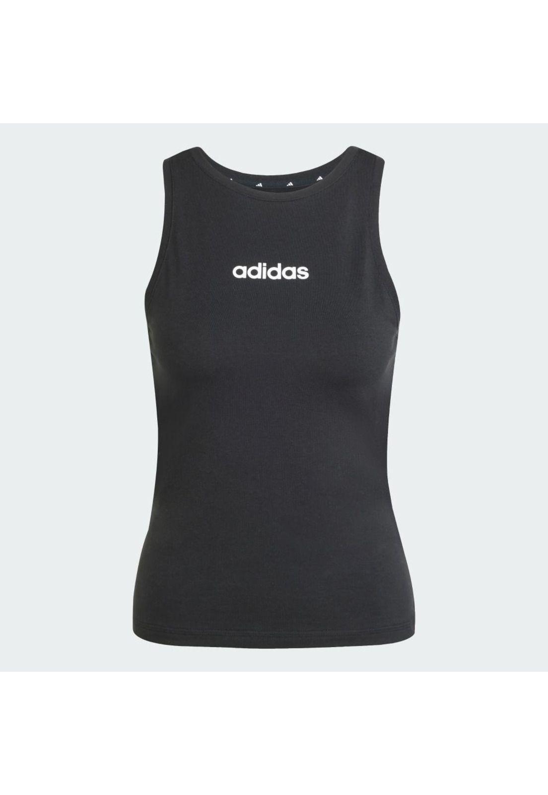 Polera adidas Mujer sin mangas Essentials Linear Slim Cotton-1