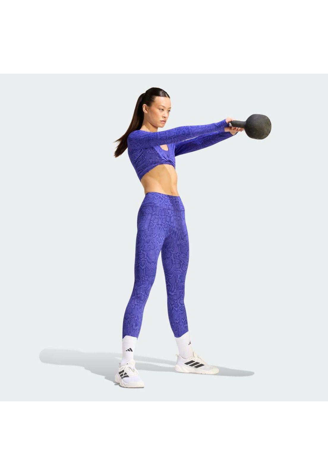 Polera adidas PrimeLift Workout Snake Twist Reversible-3
