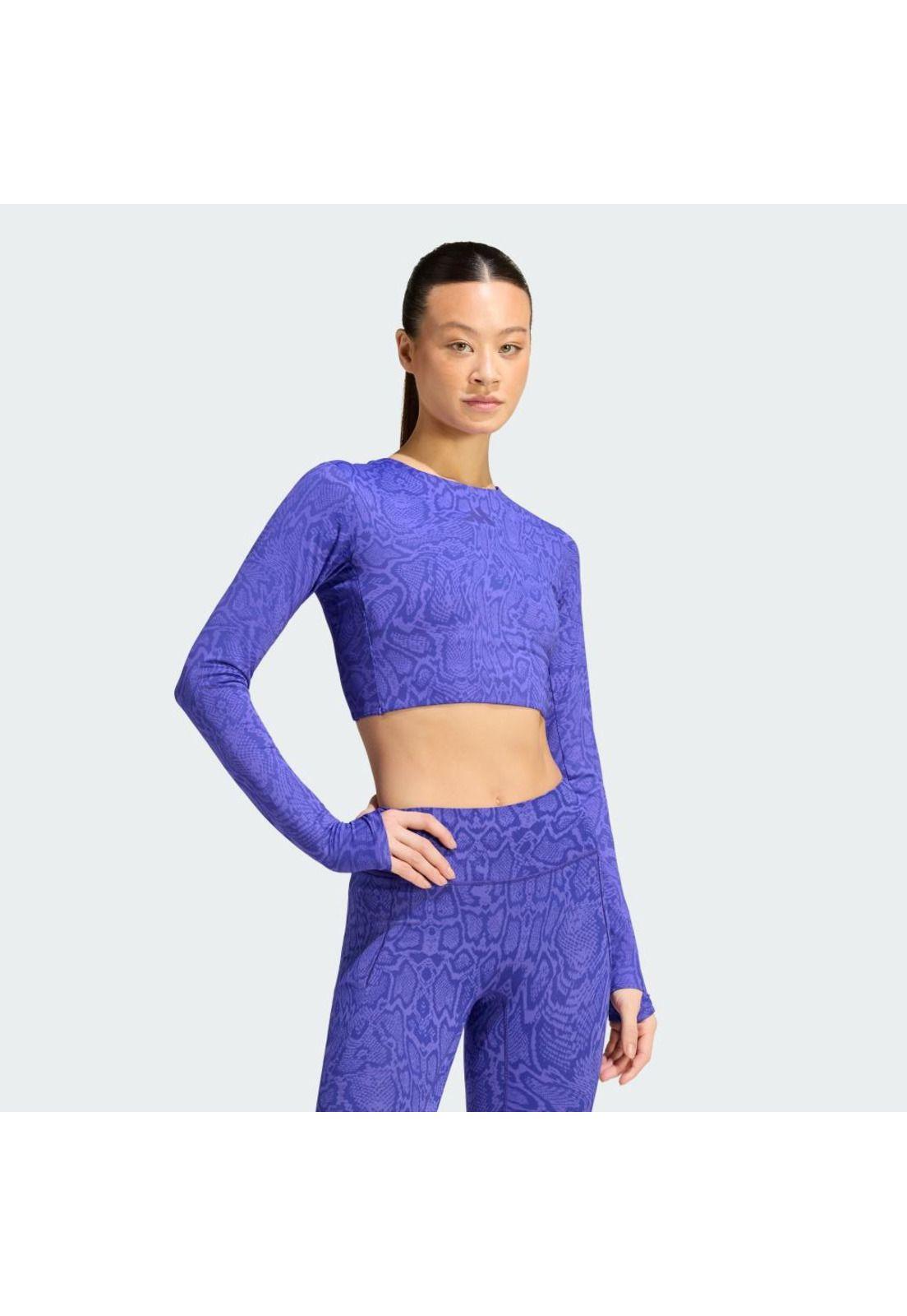 Polera adidas PrimeLift Workout Snake Twist Reversible-6