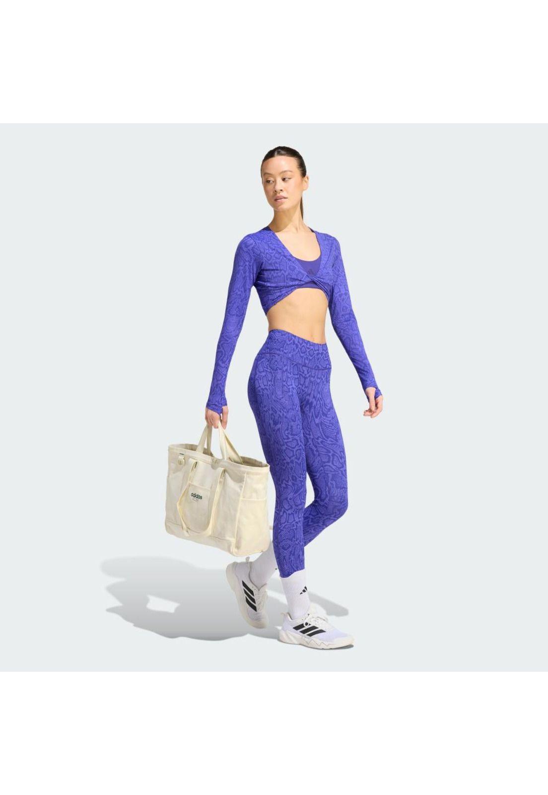Polera adidas PrimeLift Workout Snake Twist Reversible-7