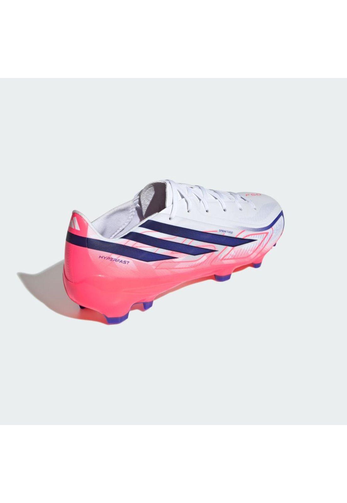 Botines adidas F50 Hyperfast League Terreno Firme Blanco-5